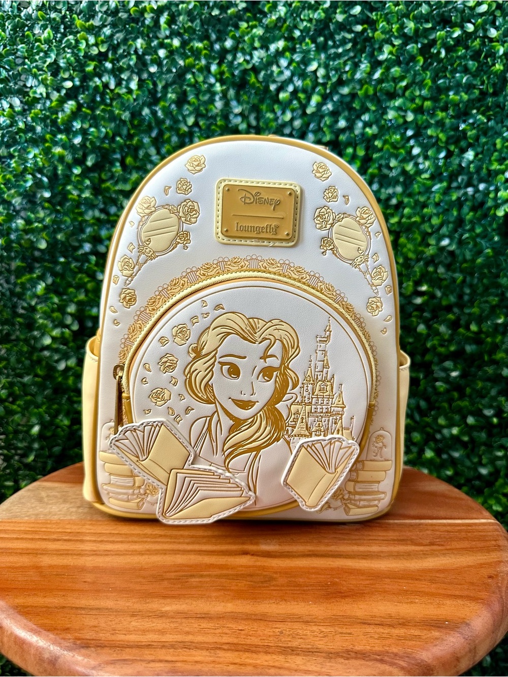 Loungefly Beauty and the Beast Belle Tonal Sketch Portrait Mini Backpack